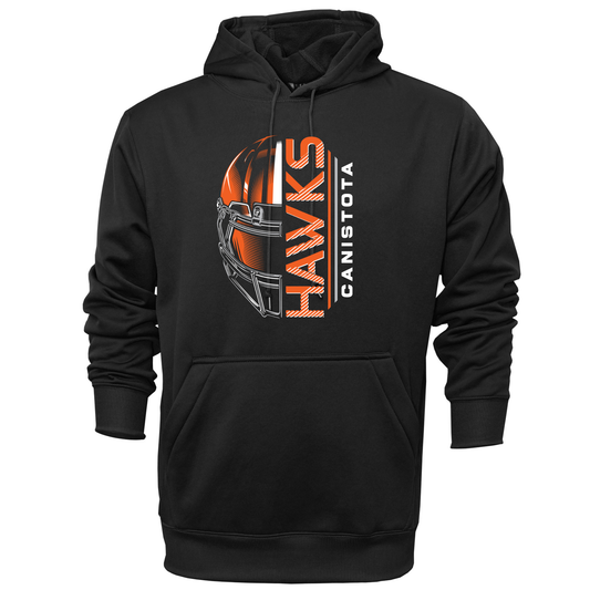 Canistota Football Adult Pullover Hooded Sweatshirt