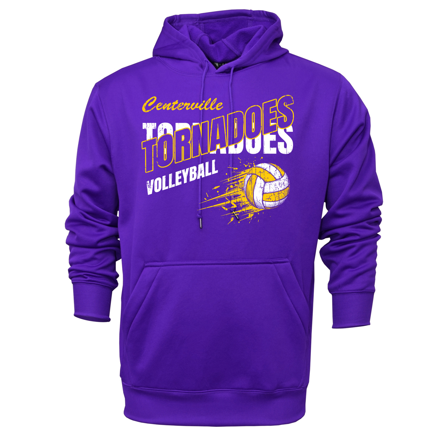 Centerville Volleyball Adult Pullover Hooded Sweatshirt