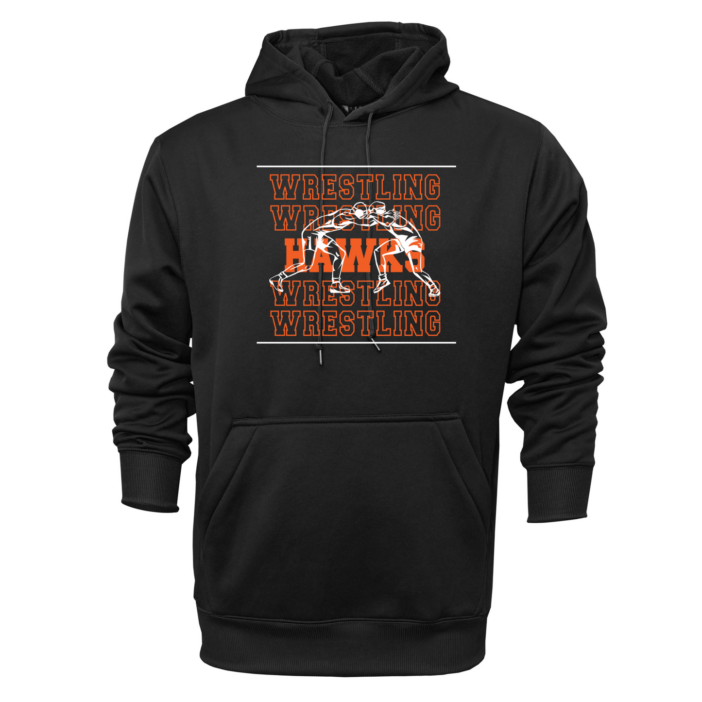 Canistota Hawks Wrestling Adult Pullover Hooded Sweatshirt