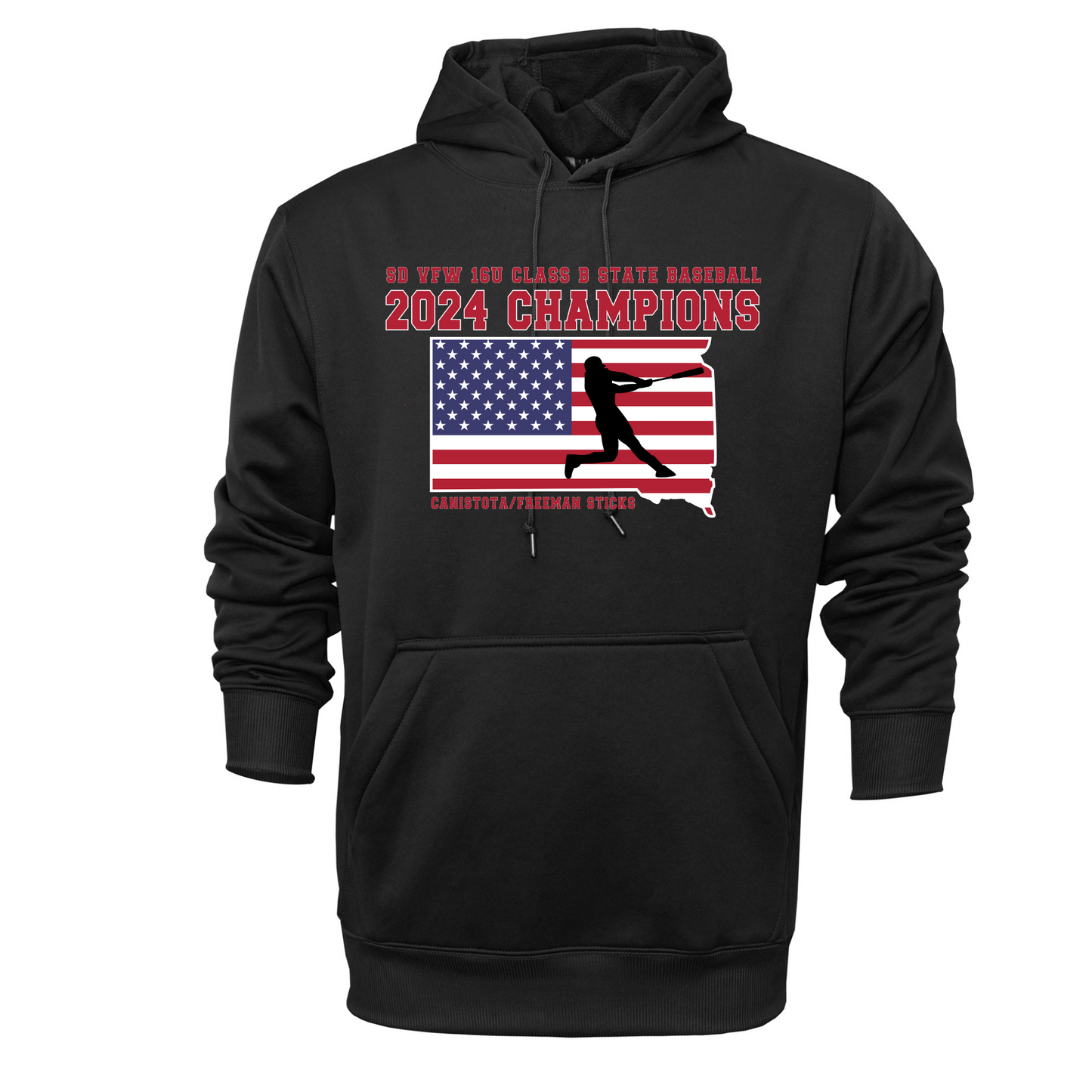 16U Sticks State Adult Pullover Hooded Sweatshirt