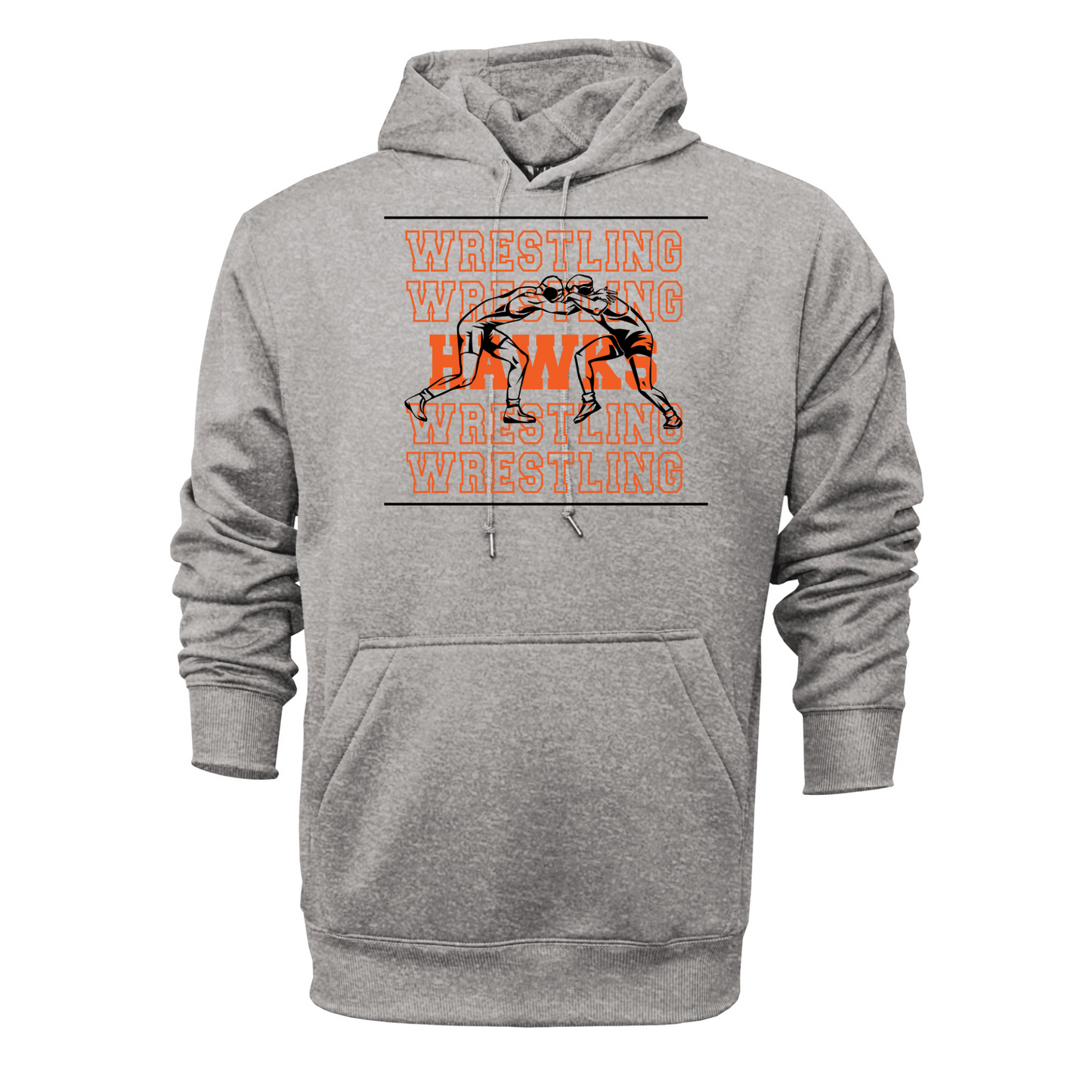 Canistota Hawks Wrestling Adult Pullover Hooded Sweatshirt