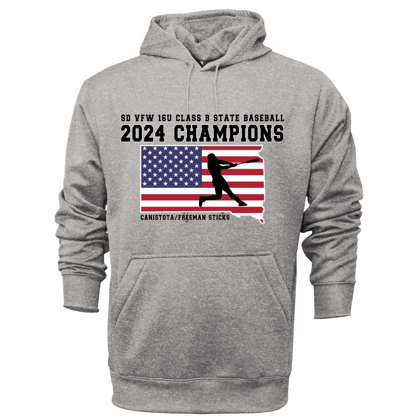 16U Sticks State Adult Pullover Hooded Sweatshirt