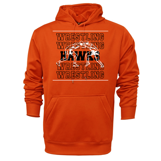 Canistota Hawks Wrestling Adult Pullover Hooded Sweatshirt