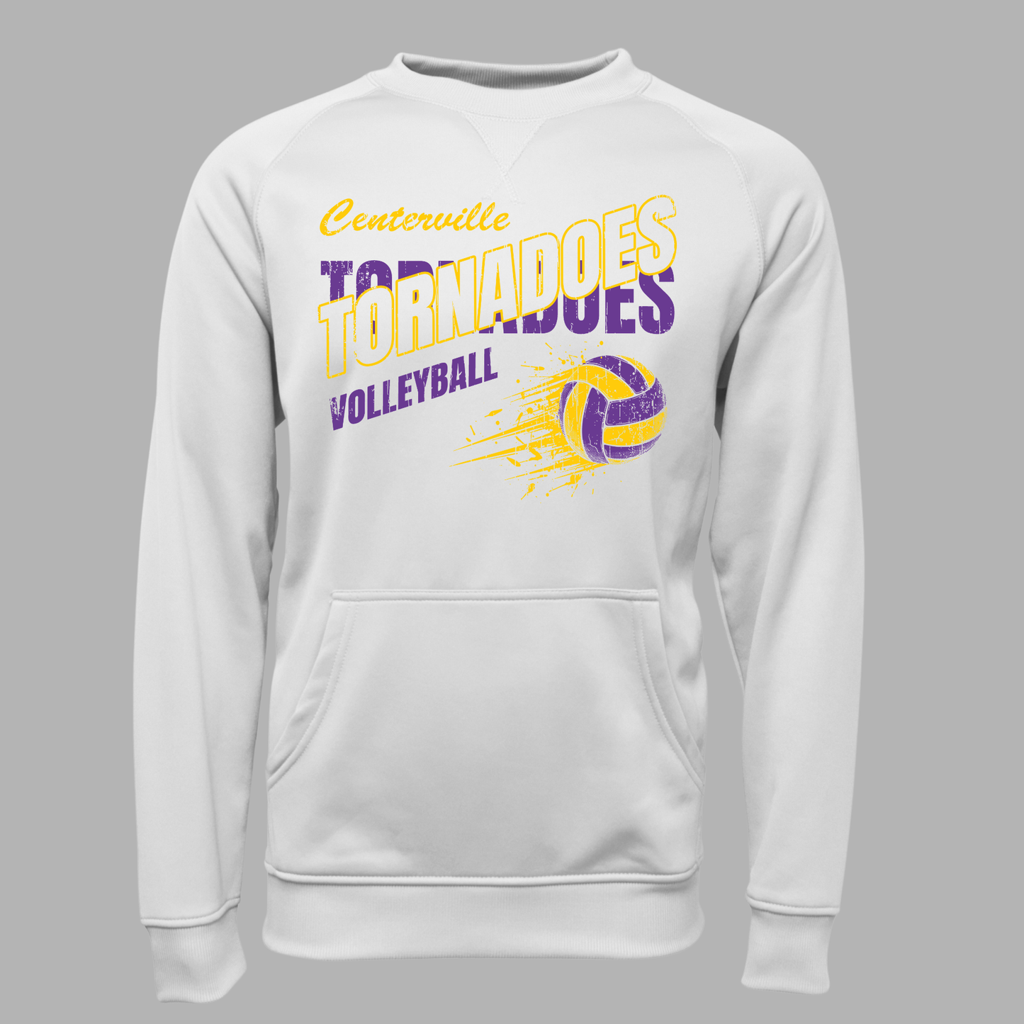Centerville Volleyball Adult Pullover Crewneck Sweatshirt