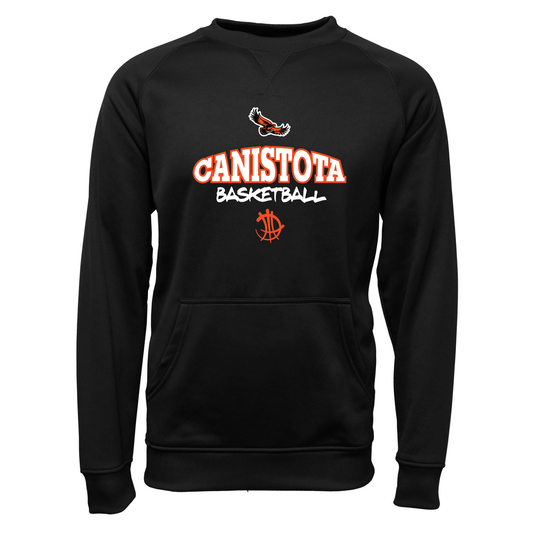 Canistota Basketball Youth Pullover Crewneck Sweatshirt