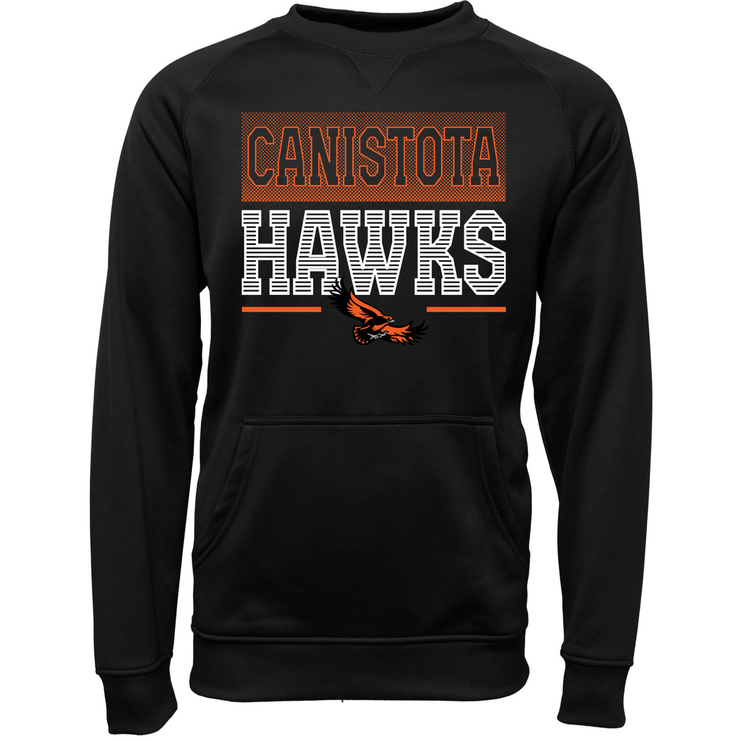 Canistota Hawks Youth Pullover Crewneck Sweatshirt