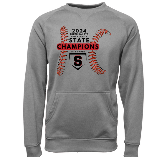 14U Sticks State Adult Pullover Crewneck Sweatshirt