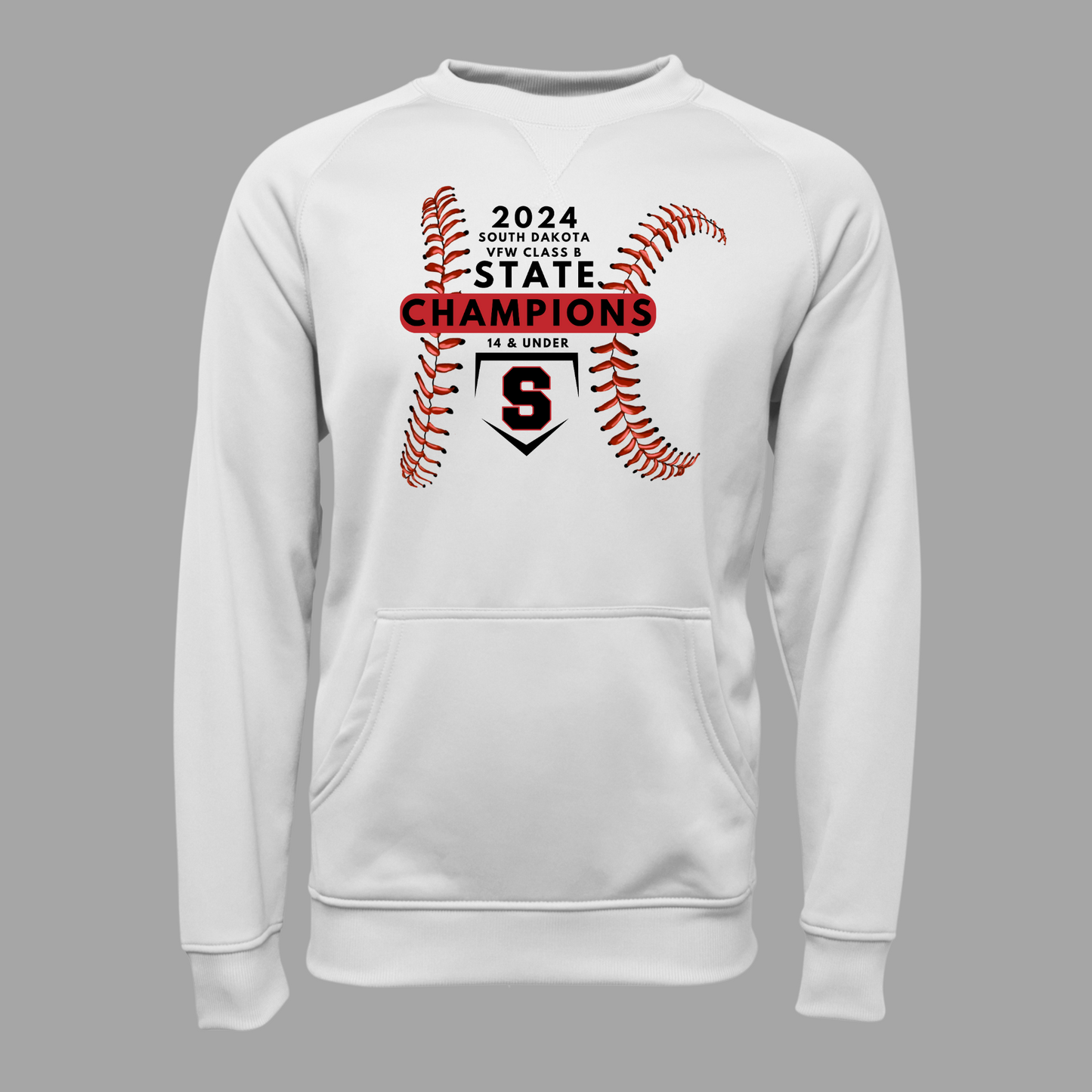 14U Sticks State Adult Pullover Crewneck Sweatshirt