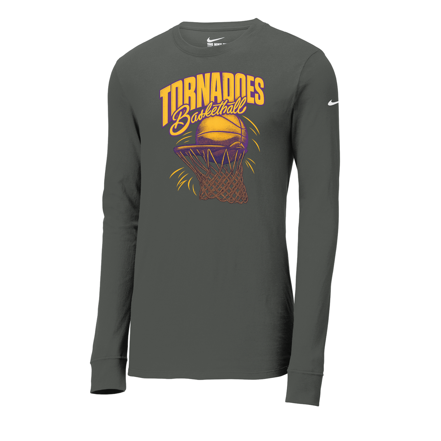 Centerville Girls Basketball Nike Dri-FIT Cotton/Poly Long Sleeve Tee