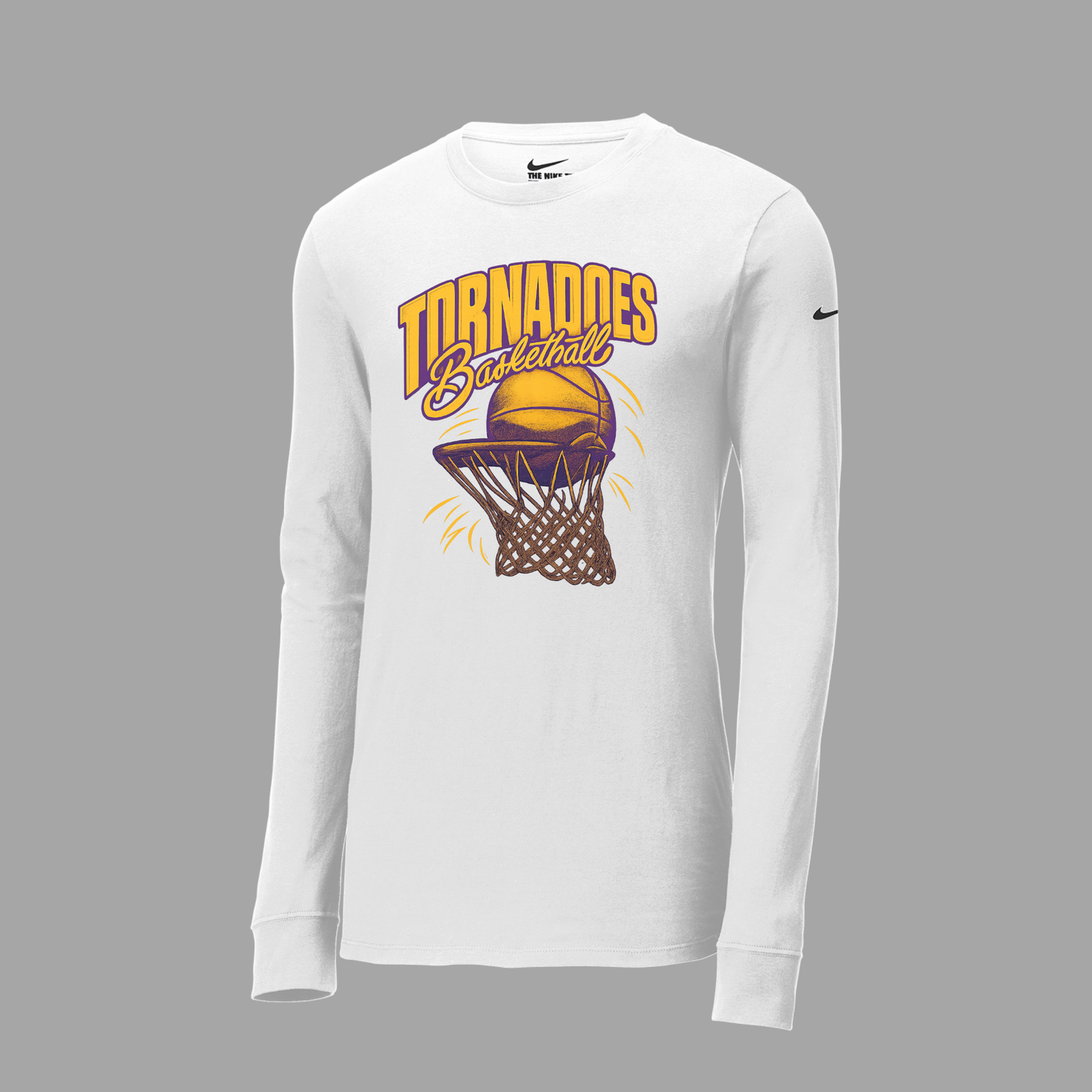 Centerville Girls Basketball Nike Dri-FIT Cotton/Poly Long Sleeve Tee
