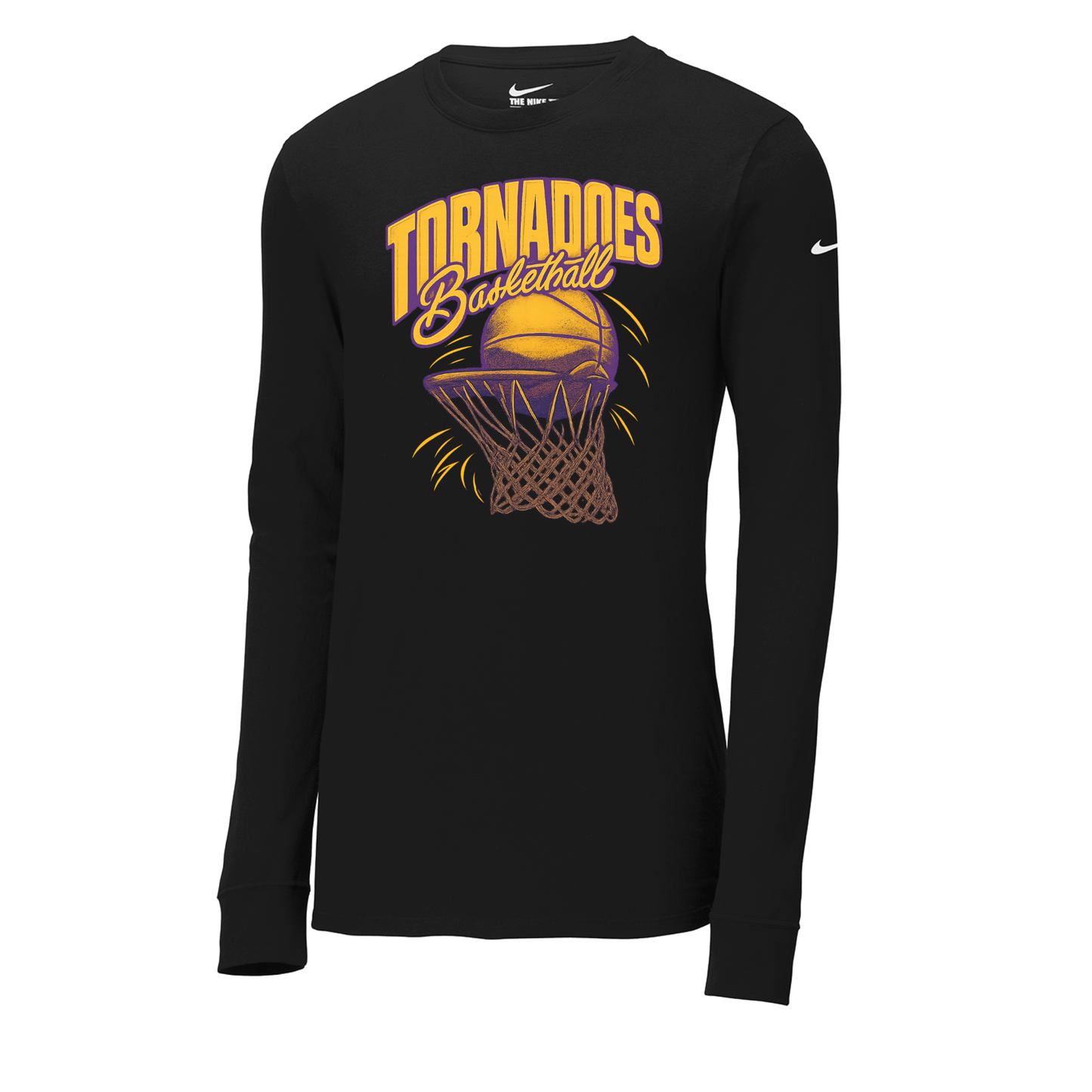 Centerville Girls Basketball Nike Dri-FIT Cotton/Poly Long Sleeve Tee