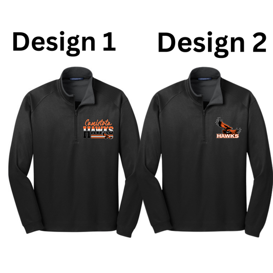 Canistota Booster Club Port Authority® Vertical Texture 1/4-Zip Pullover