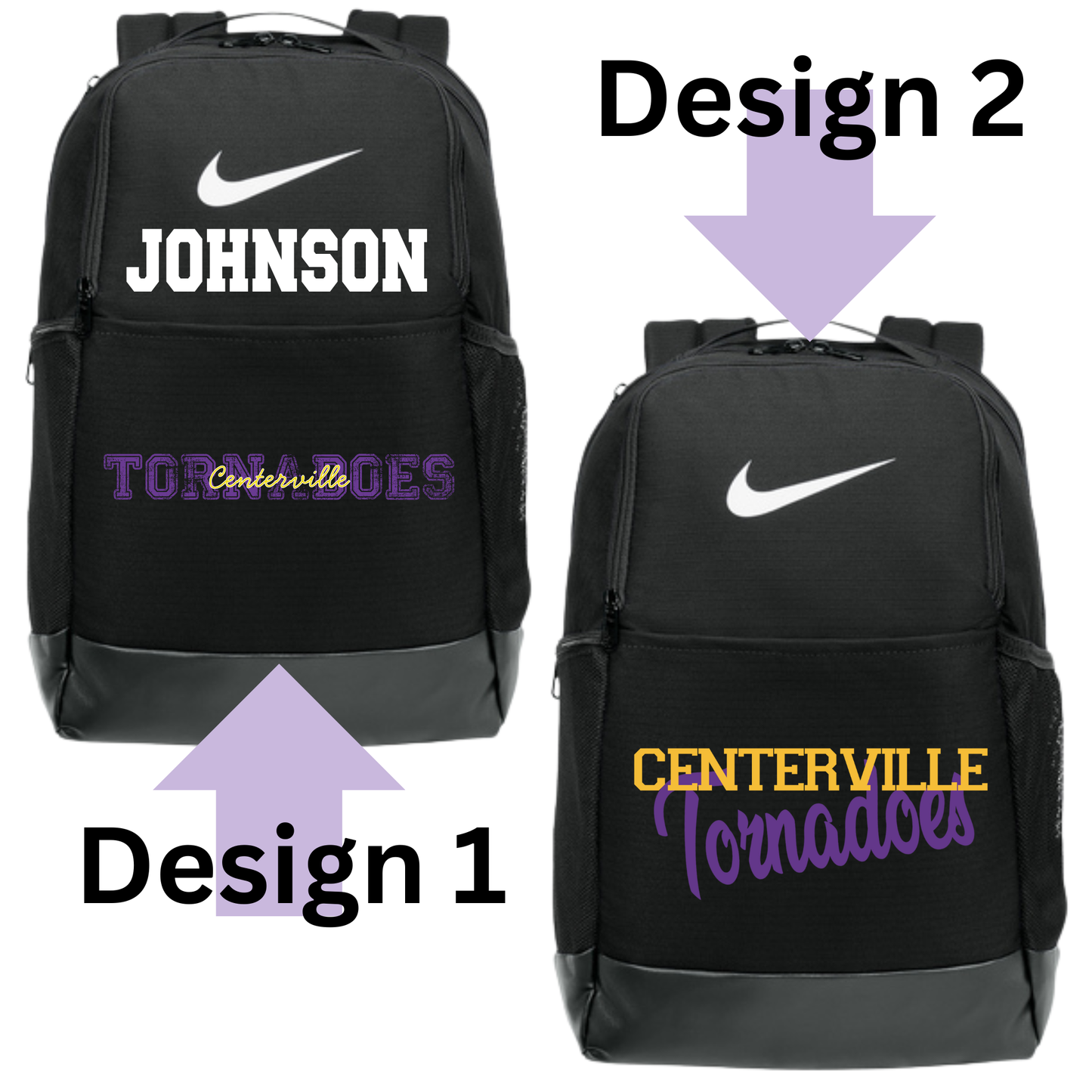 Centerville Girls Basketball Nike Brasilia Medium Backpack