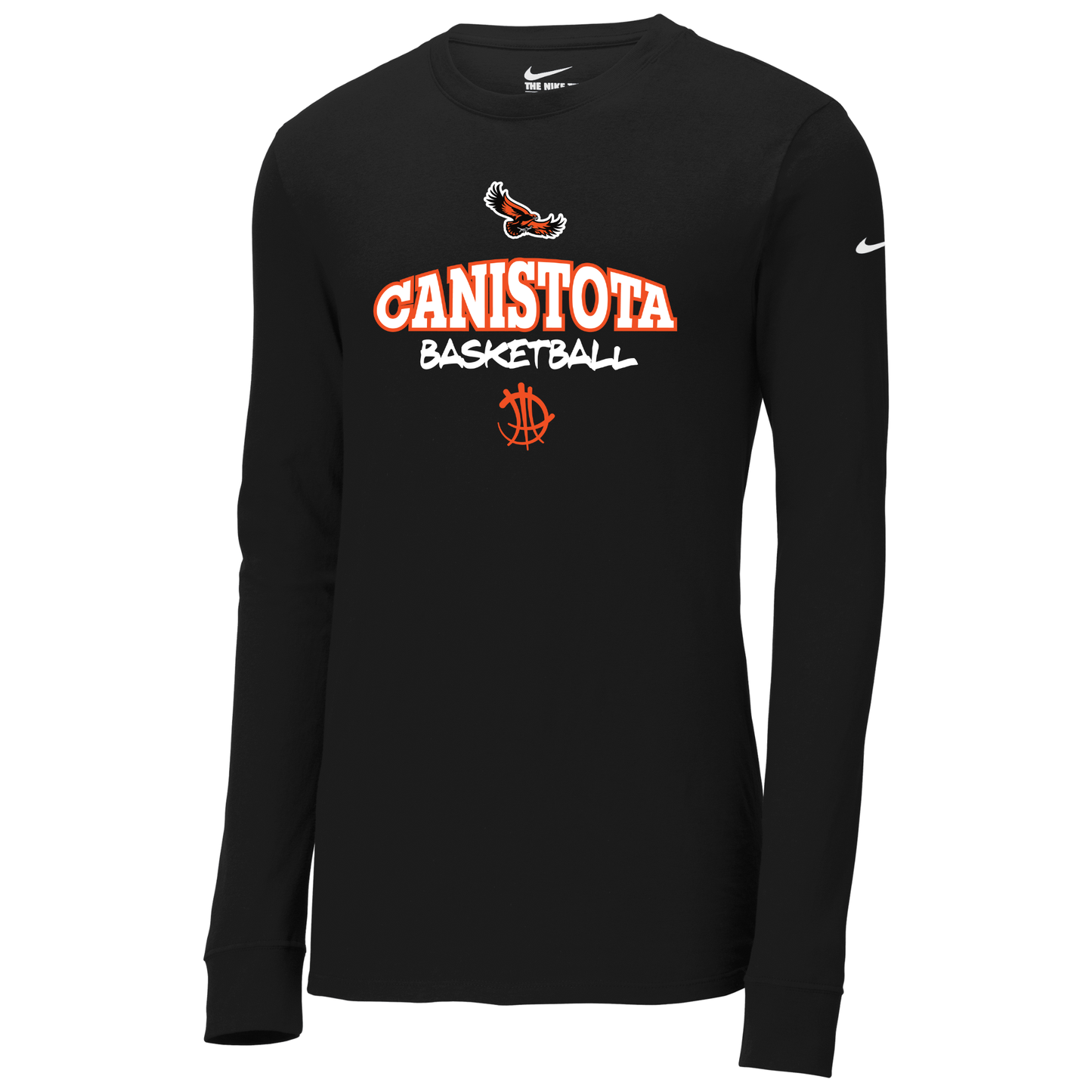 Canistota Basketball Nike Dri-FIT Cotton/Poly Long Sleeve Tee