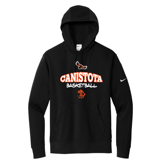 Canistota Basketball Nike Club Fleece Sleeve Swoosh Pullover Hoodie
