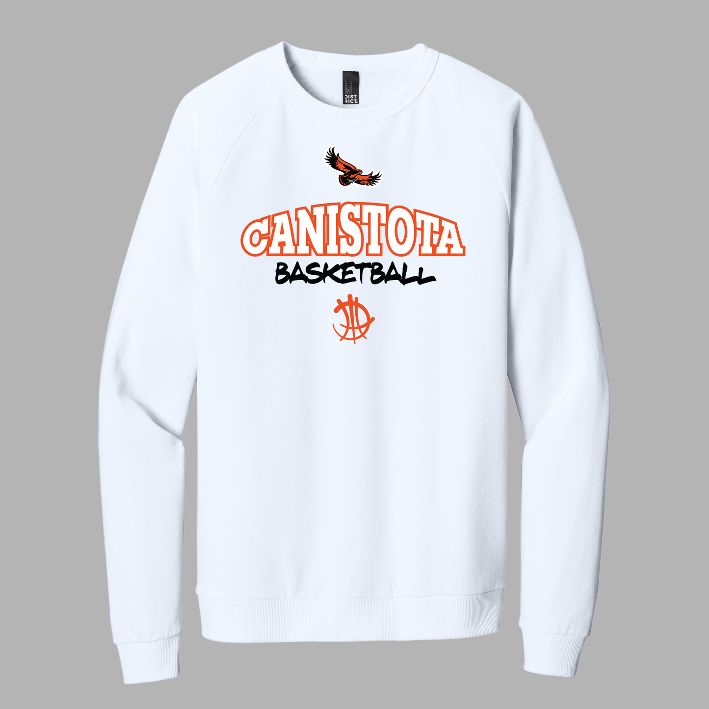 Canistota Basketball District® Perfect Tri® Fleece Crewneck Sweatshirt