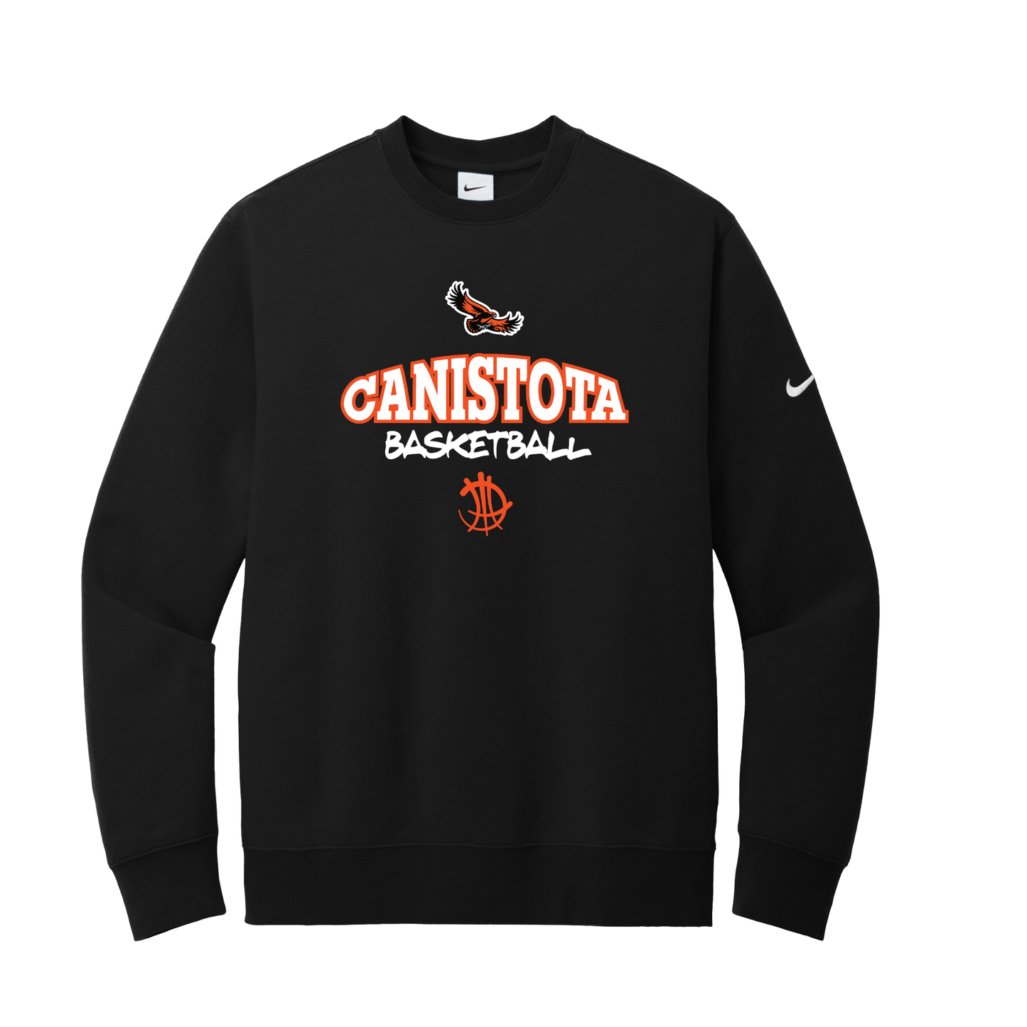 Canistota Basketball Nike Club Fleece Crew