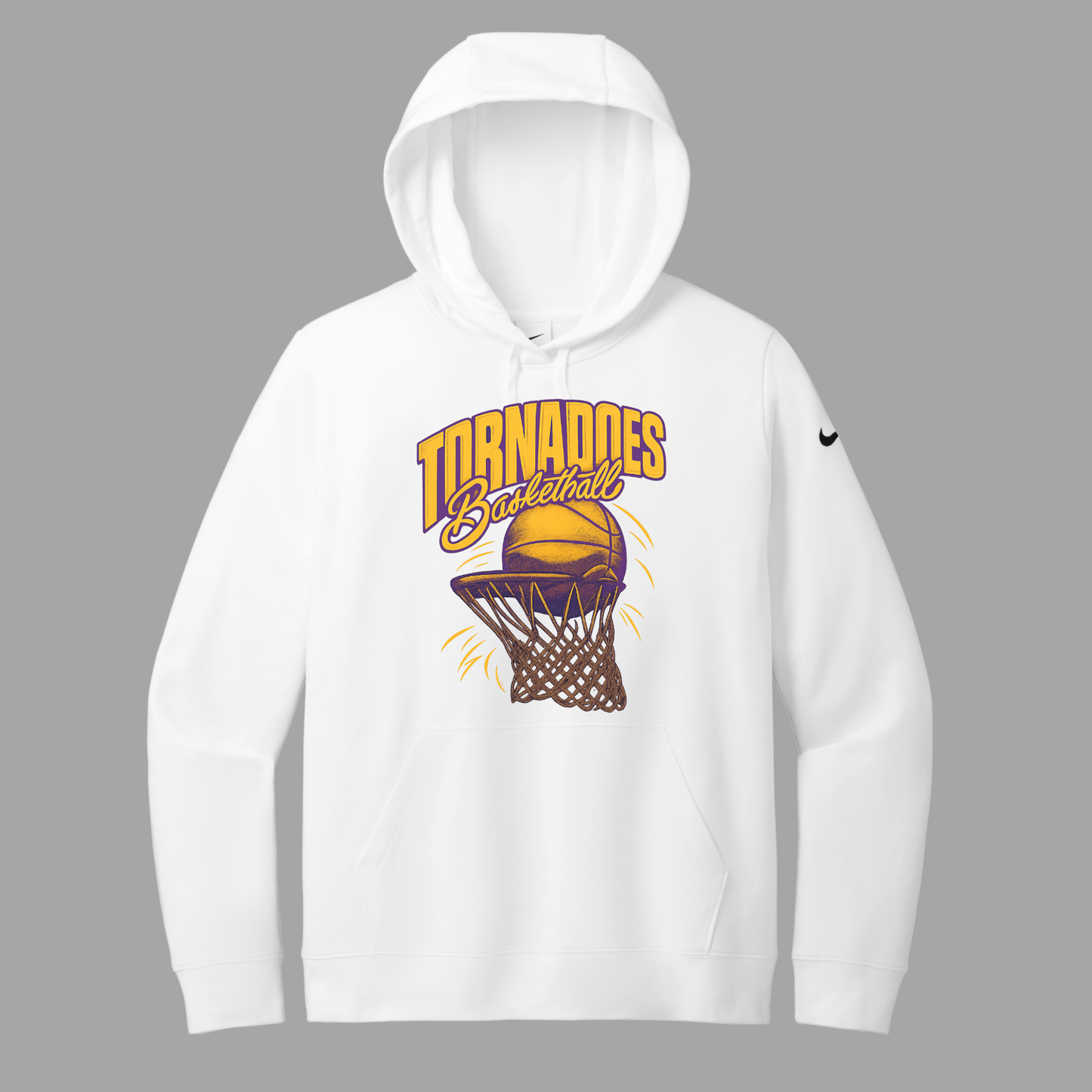 Centerville Girls Basketball Nike Women's Club Fleece Sleeve Swoosh Pullover Hoodie