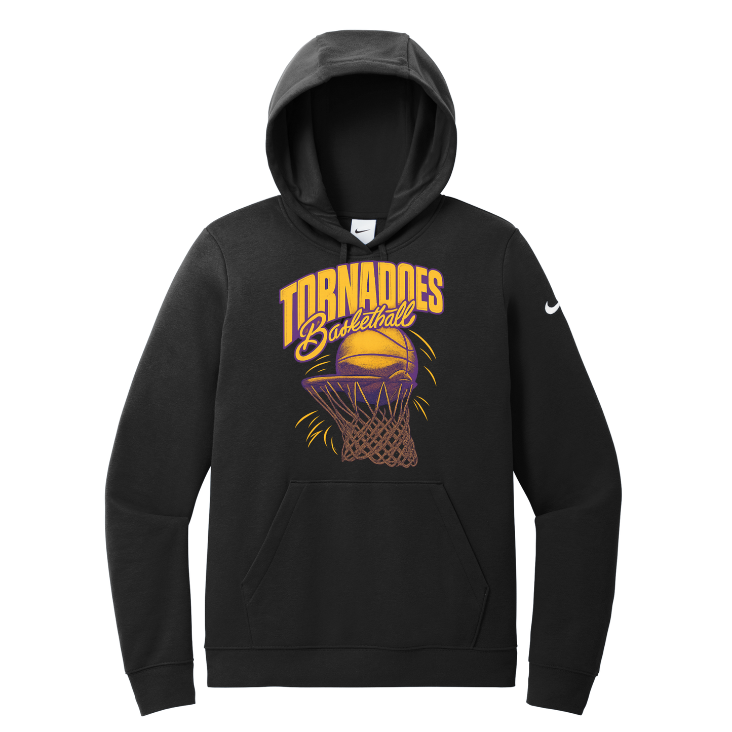 Centerville Girls Basketball Nike Women's Club Fleece Sleeve Swoosh Pullover Hoodie