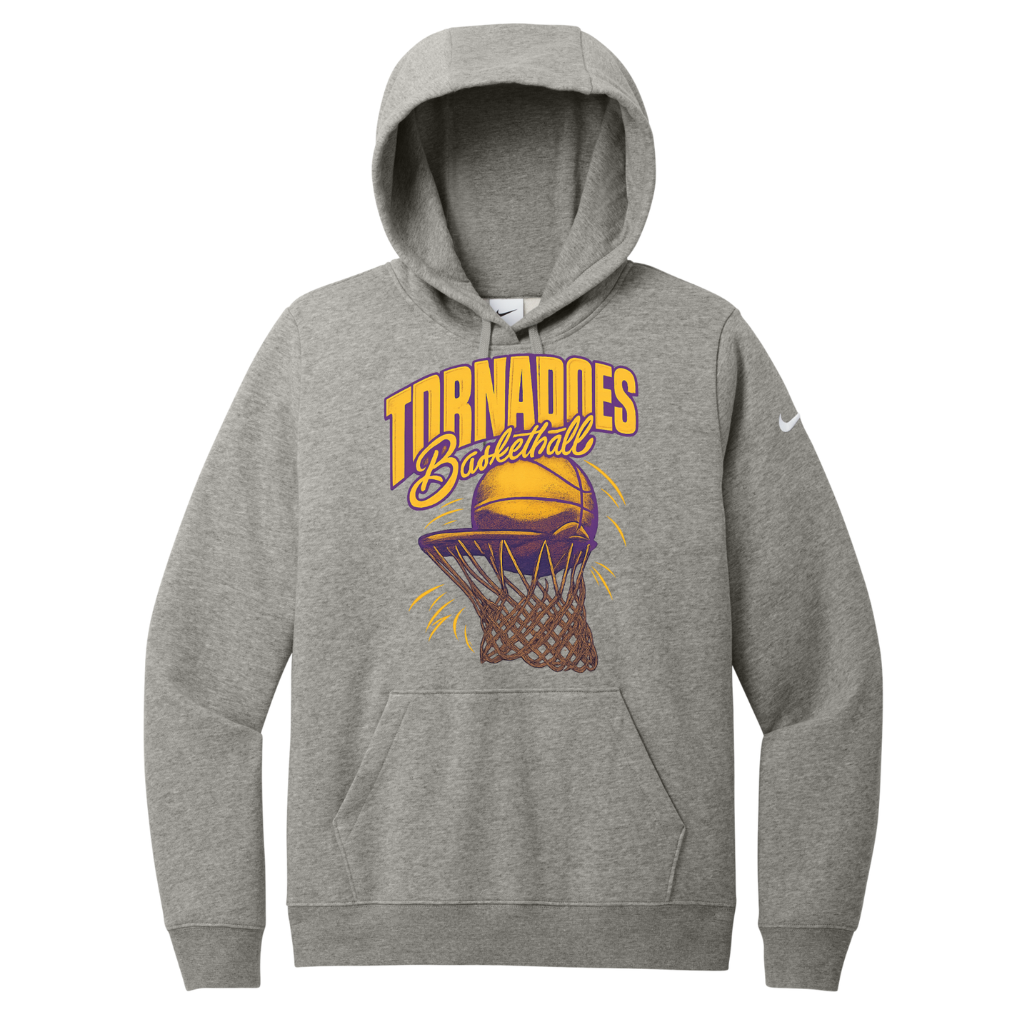 Centerville Girls Basketball Nike Women's Club Fleece Sleeve Swoosh Pullover Hoodie