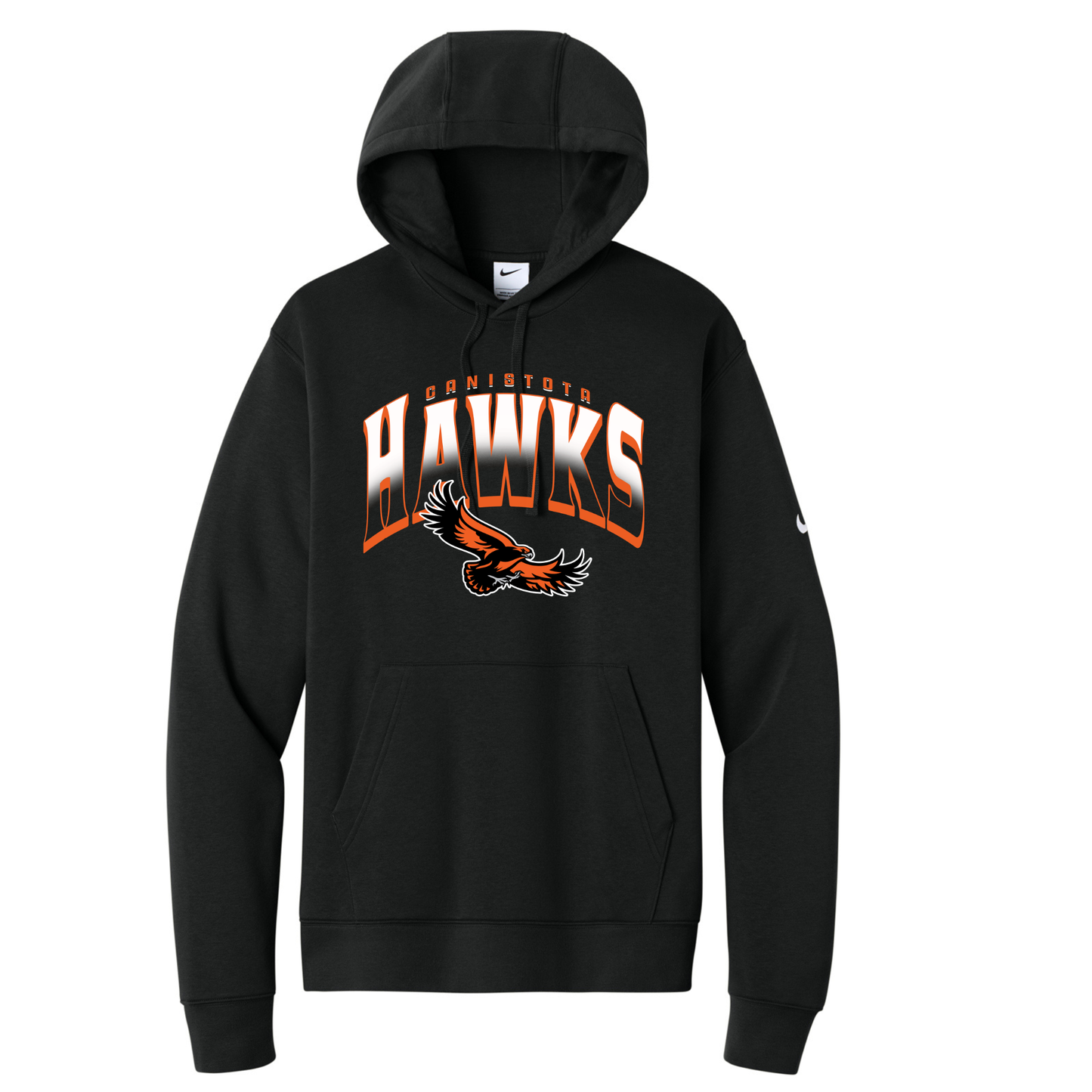 Canistota Booster Booster Club Nike Club Fleece Sleeve Swoosh Pullover Hoodie