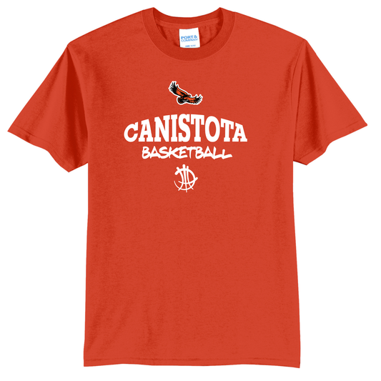 Canistota Basketball Port & Company® Tall Core Blend Tee