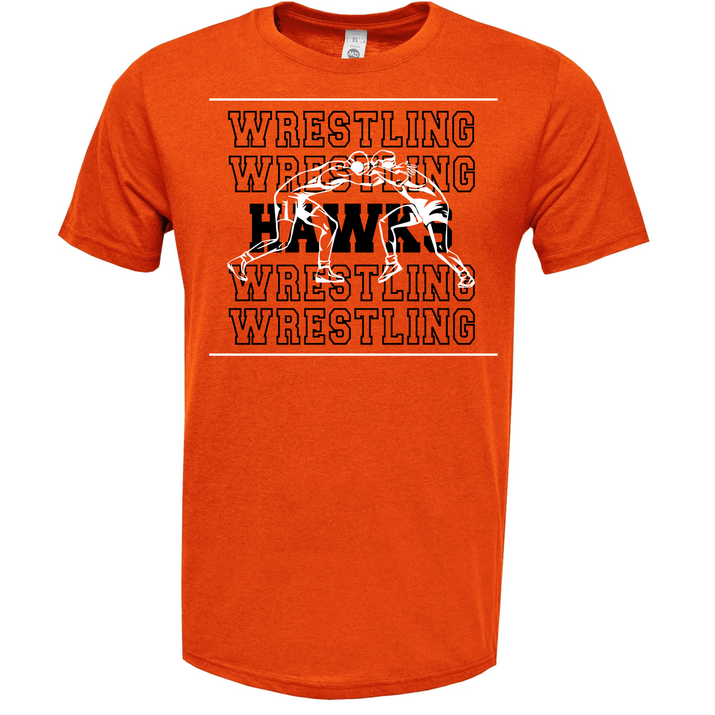 Canistota Hawks Wrestling Adult Soft-Tek Blend T-Shirt