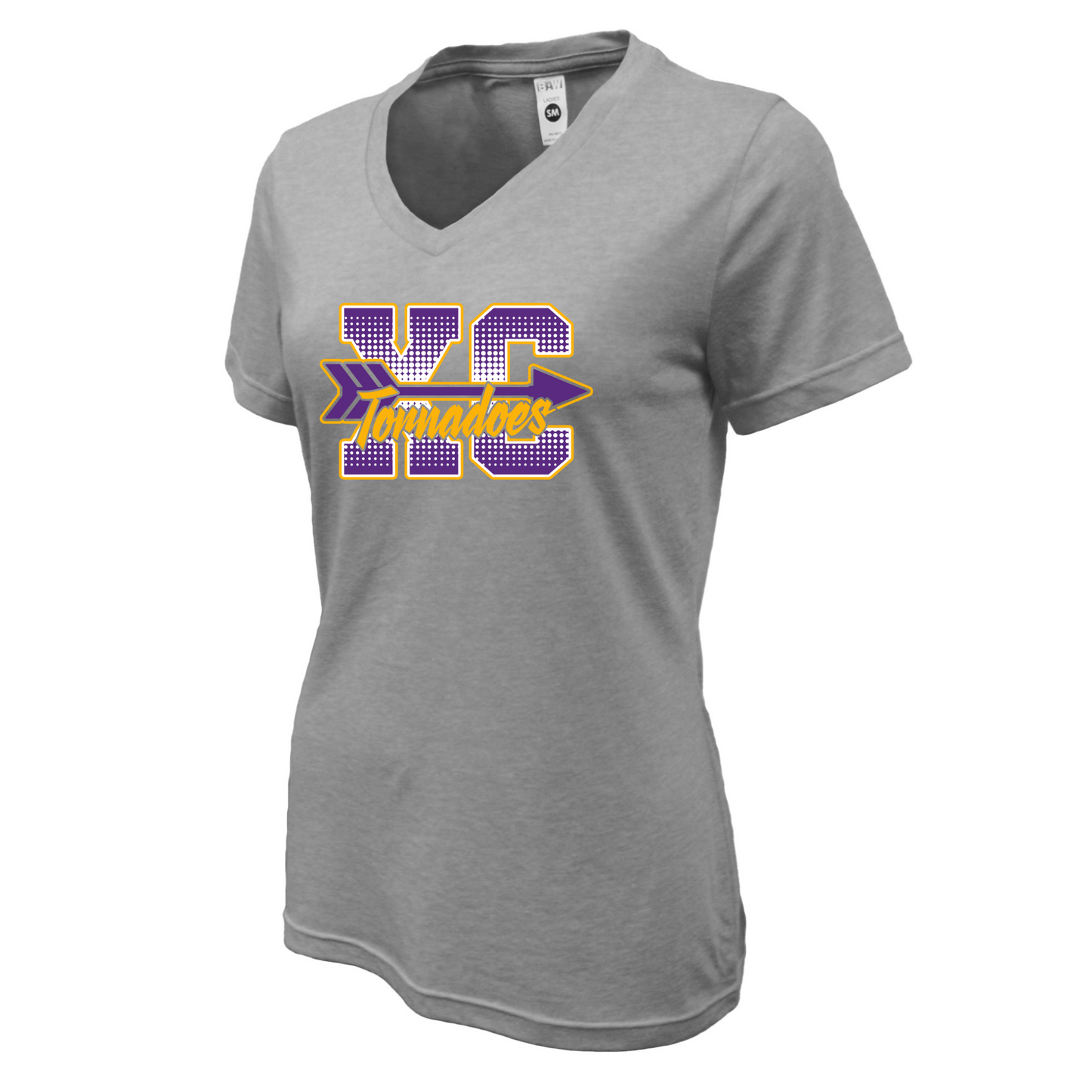 Centerville XC Women Soft-Tek Blend V-neck T-Shirt