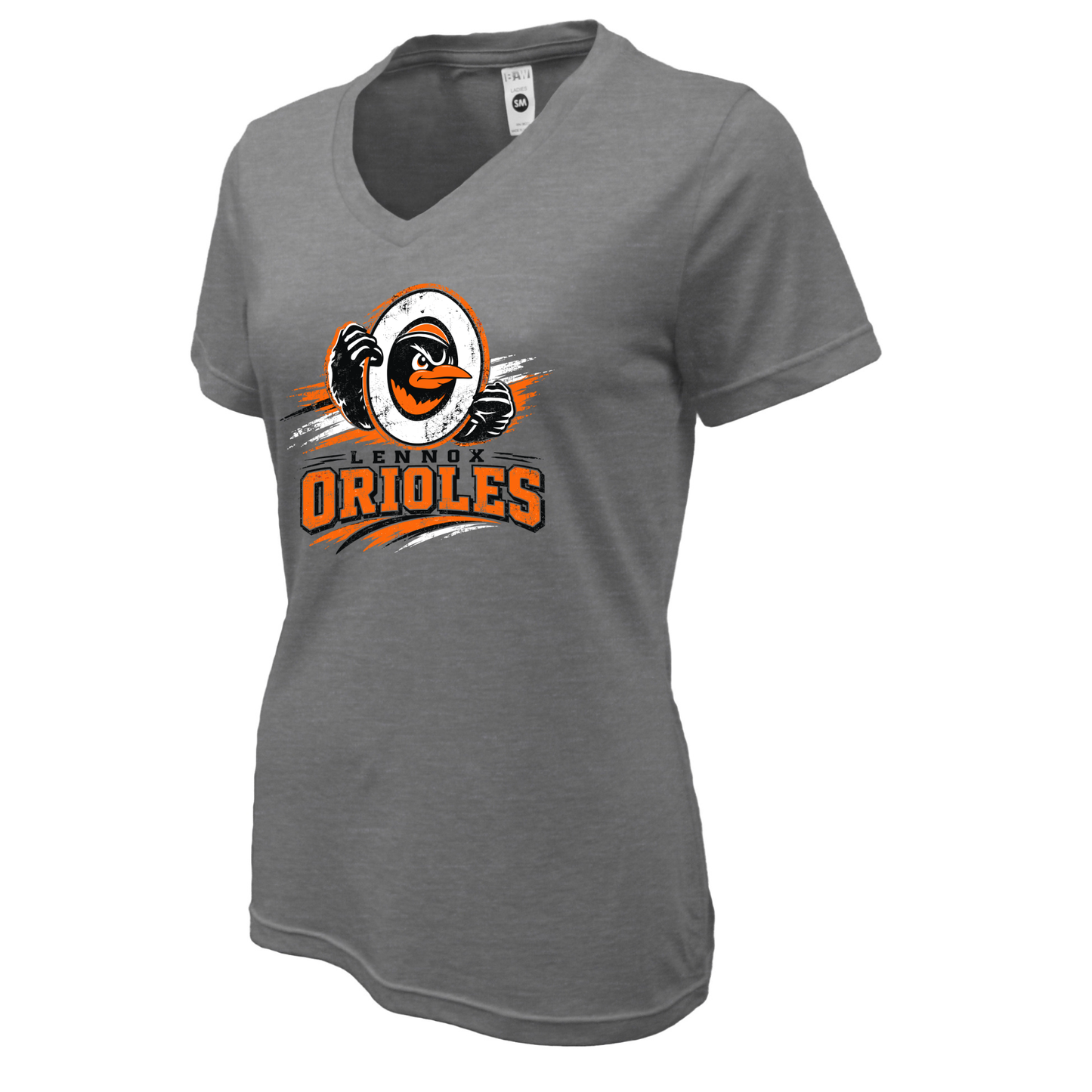 Lennox  Booster Club Women Soft-Tek Blend V-neck T-Shirt