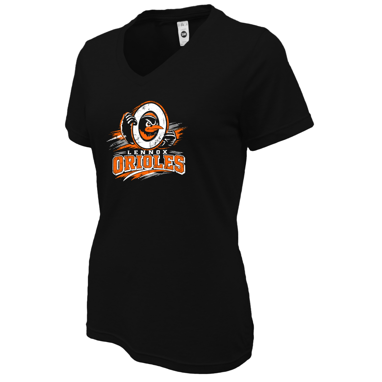 Lennox  Booster Club Women Soft-Tek Blend V-neck T-Shirt