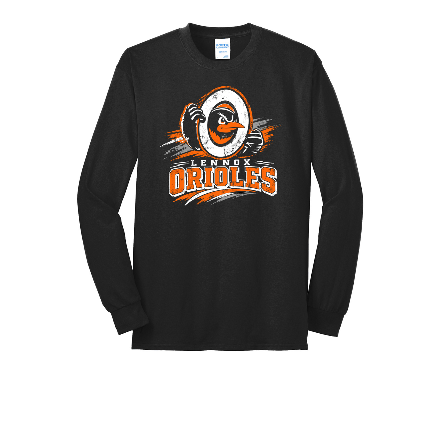 Lennox Booster Club  Port & Co™ Tall Long Sleeve Core Blend Tee
