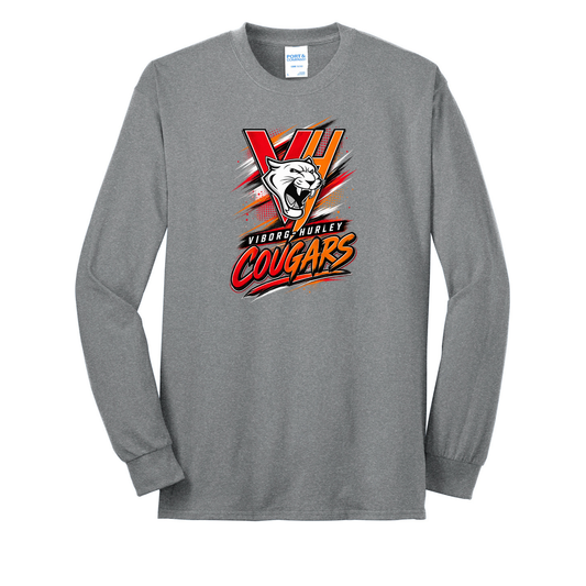 VH Booster Club Graphic Port & Co™ Tall Long Sleeve Core Blend Tee