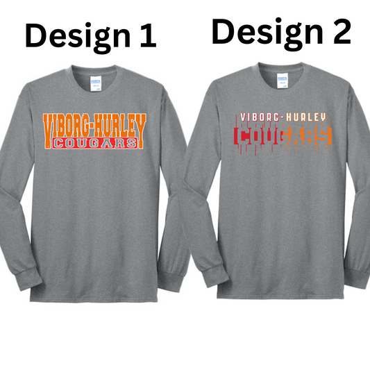 VH Booster Club  Port & Co™ Tall Long Sleeve Core Blend Tee
