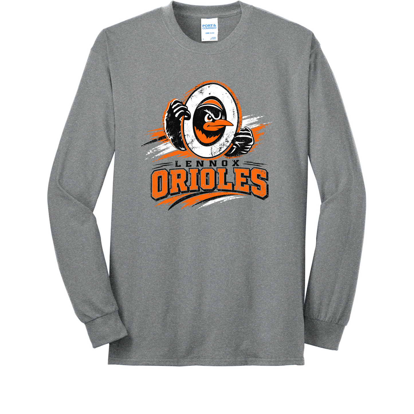 Lennox Booster Club  Port & Co™ Tall Long Sleeve Core Blend Tee