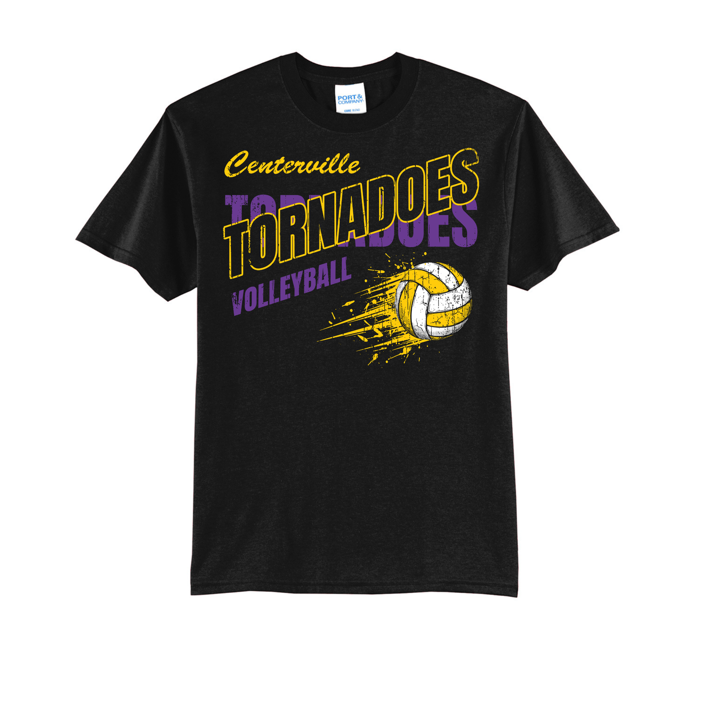 Centerville Volleyball Port & Co™ Tall Core Blend Tee