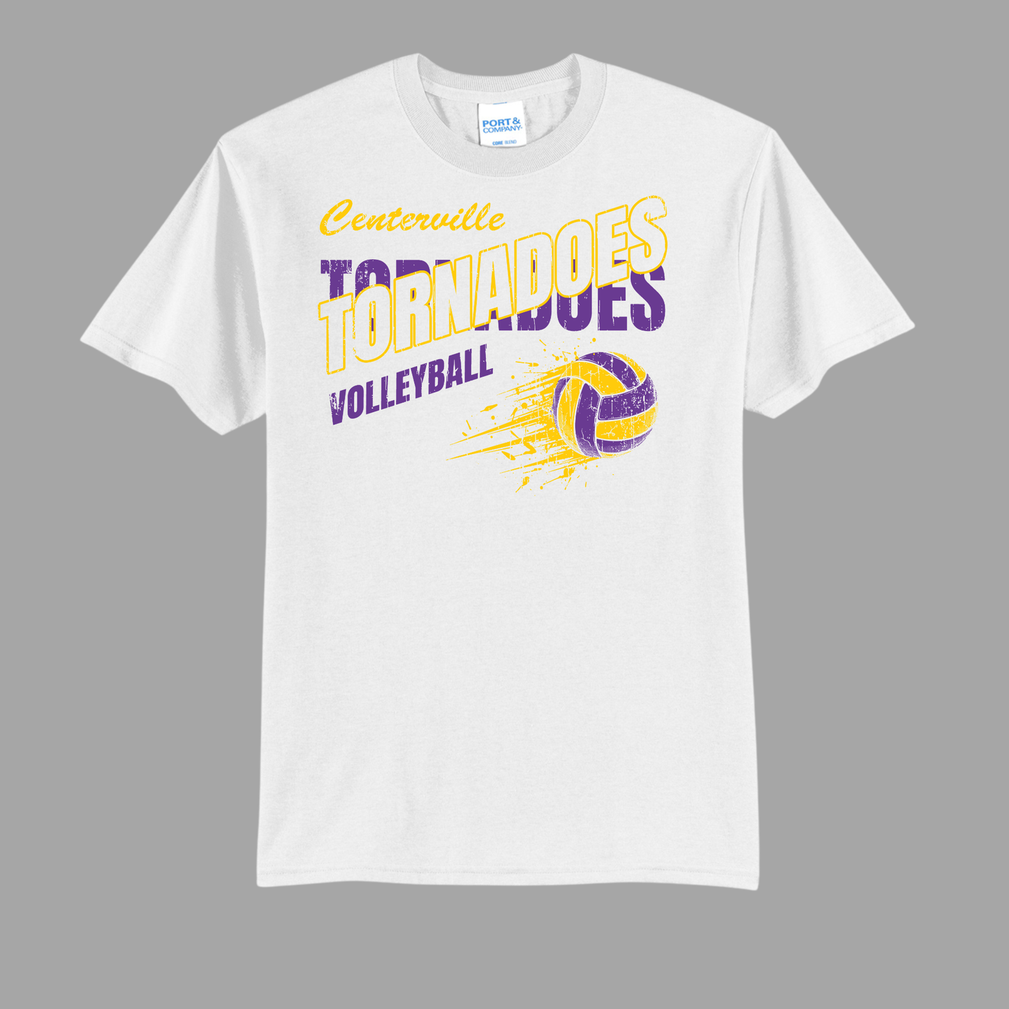 Centerville Volleyball Port & Co™ Tall Core Blend Tee