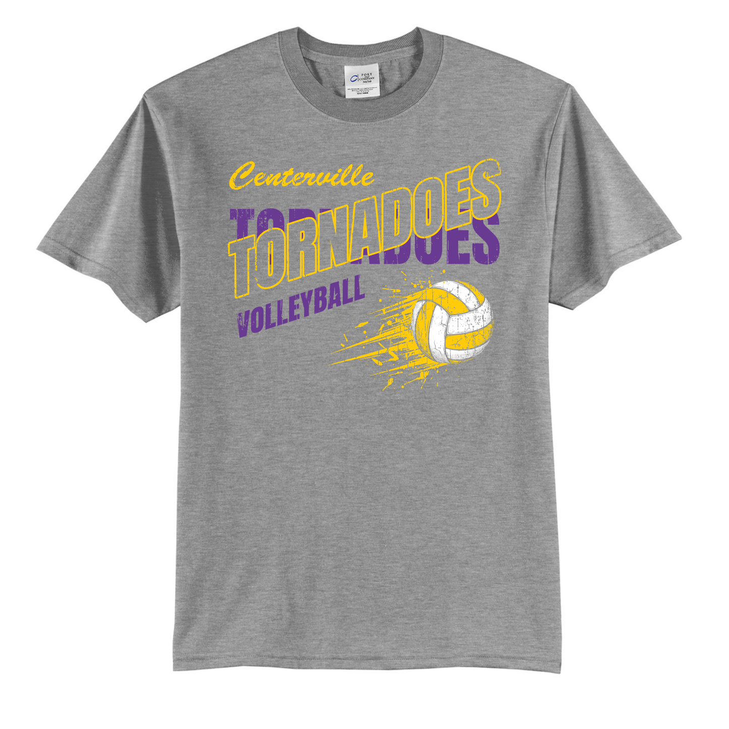 Centerville Volleyball Port & Co™ Tall Core Blend Tee
