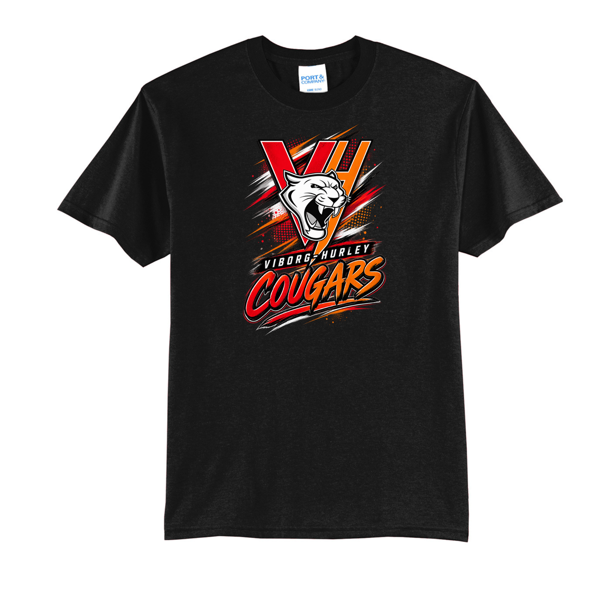 VH Booster Club Graphic Port & Co™ Tall Core Blend Tee