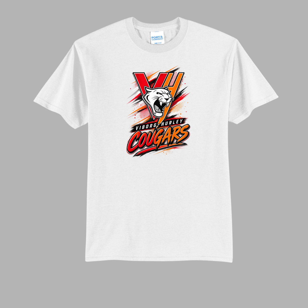 VH Booster Club Graphic Port & Co™ Tall Core Blend Tee
