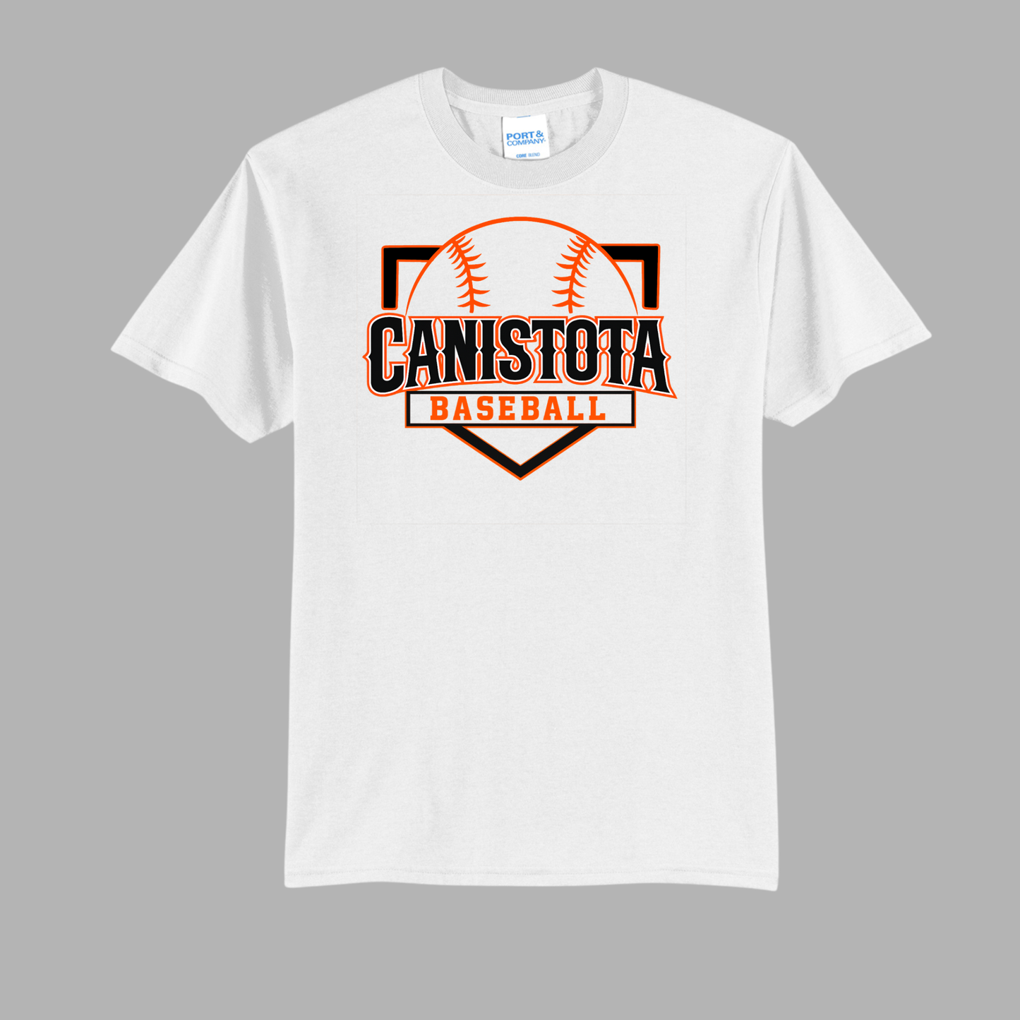 Canistota Baseball Port & Company® Tall Core Blend Tee
