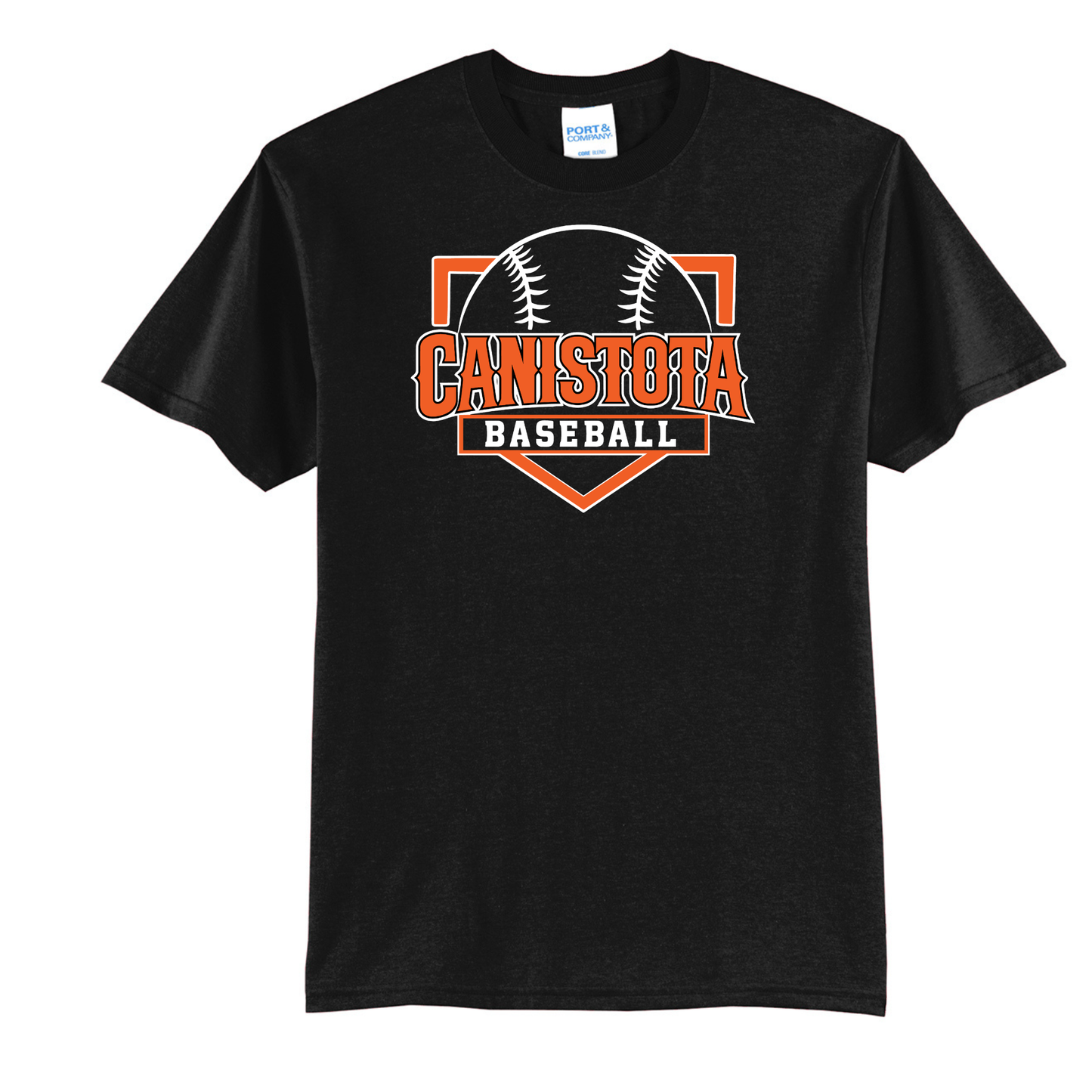 Canistota Baseball Port & Company® Tall Core Blend Tee
