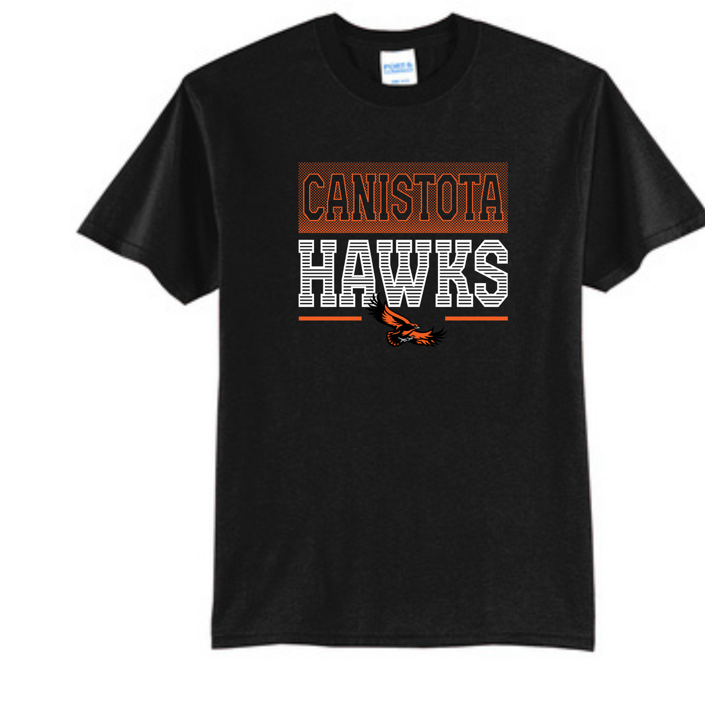 Canistota Hawks Port & Company® Tall Core Blend Tee