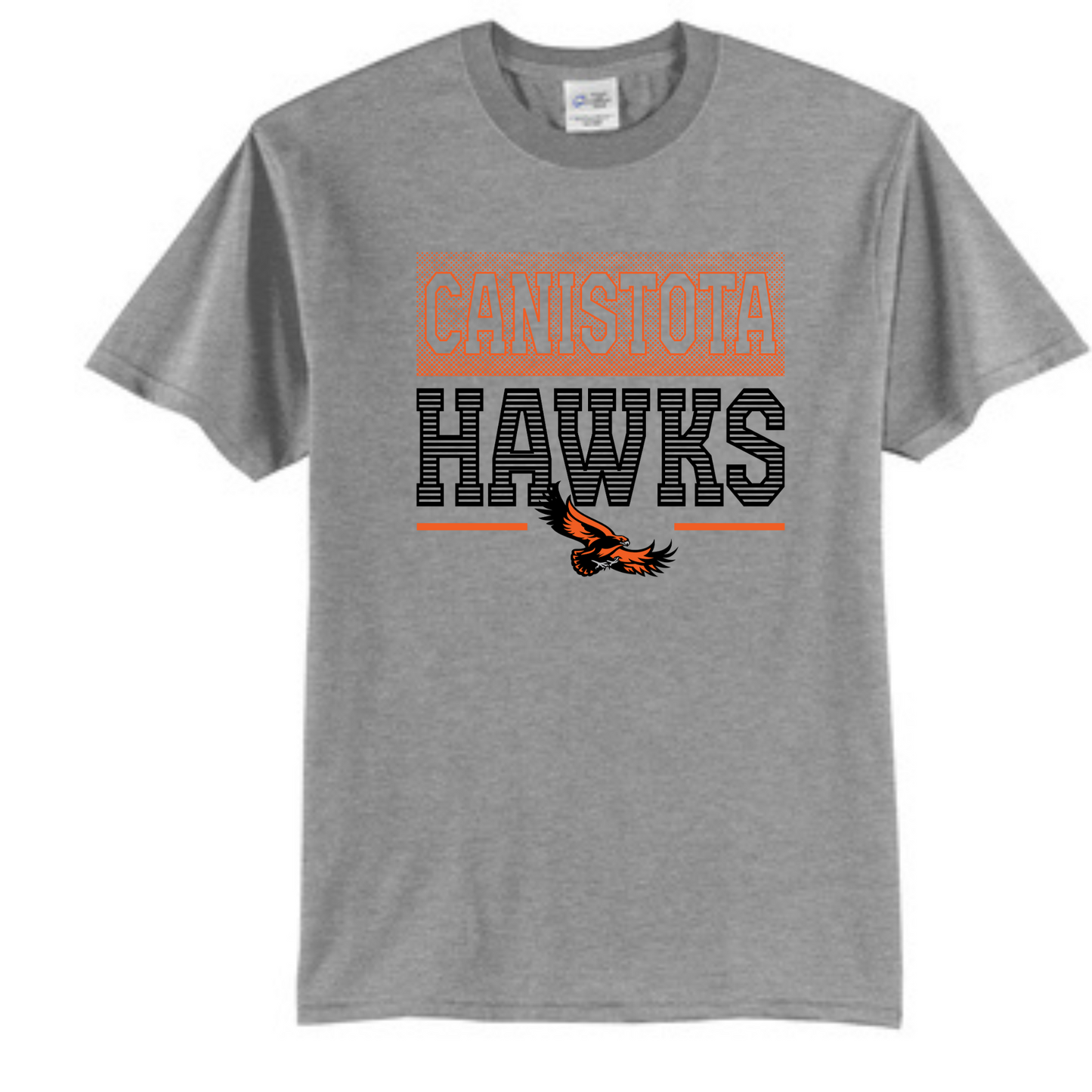 Canistota Hawks Port & Company® Tall Core Blend Tee