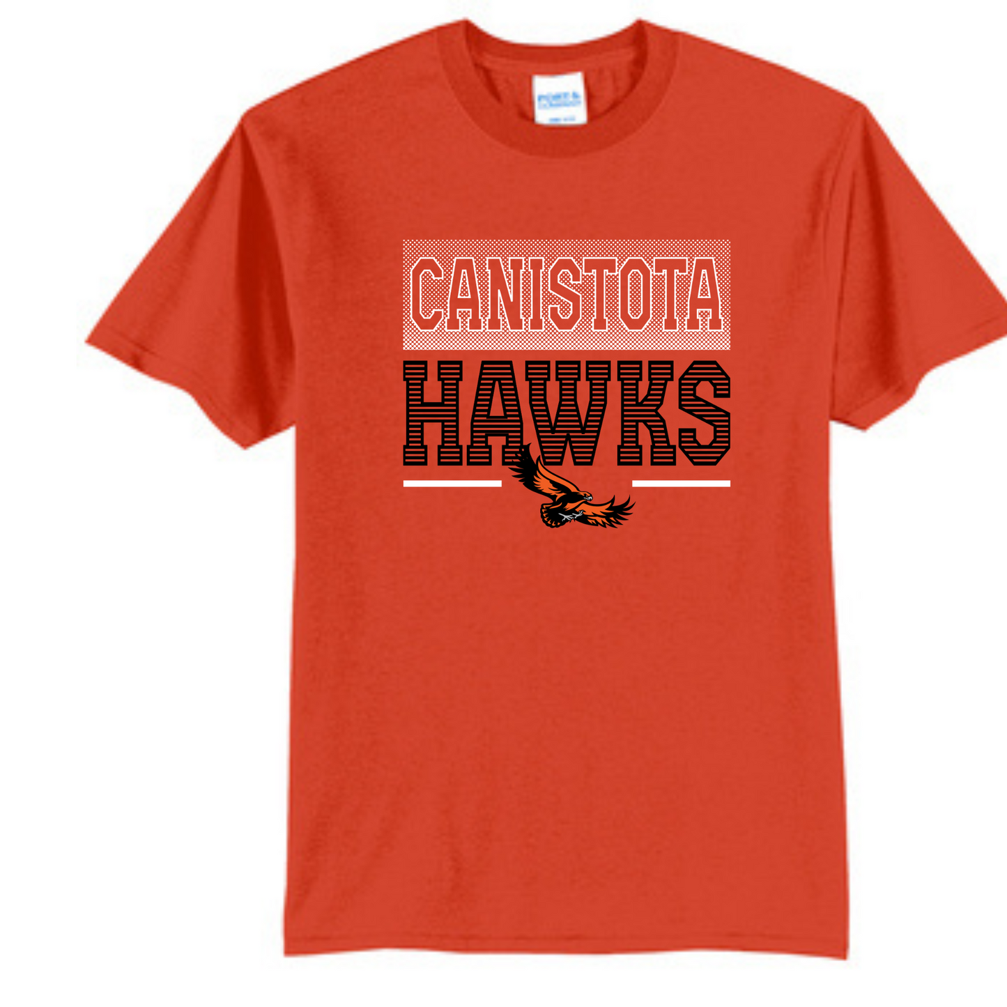 Canistota Hawks Port & Company® Tall Core Blend Tee