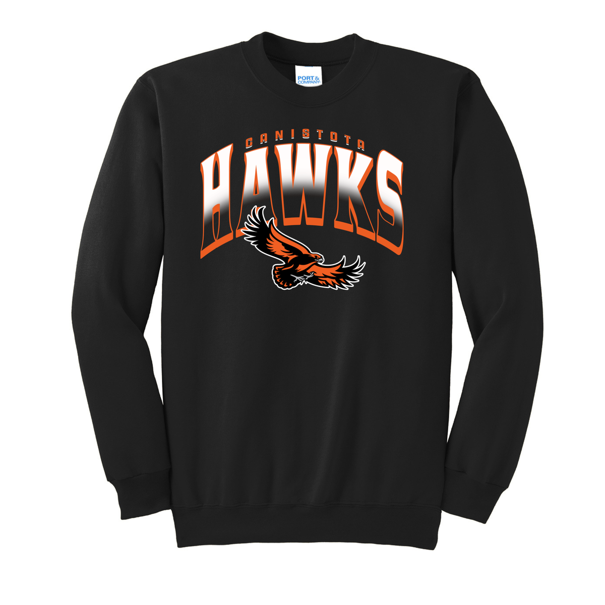 Canistota Booster Club Port & Co® Essential Fleece Crewneck Sweatshirt