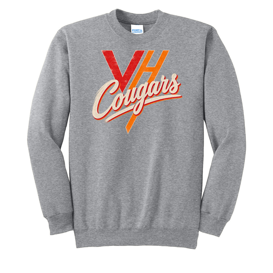 VH Booster Club Vintage Port & Co® Essential Fleece Crewneck Sweatshirt