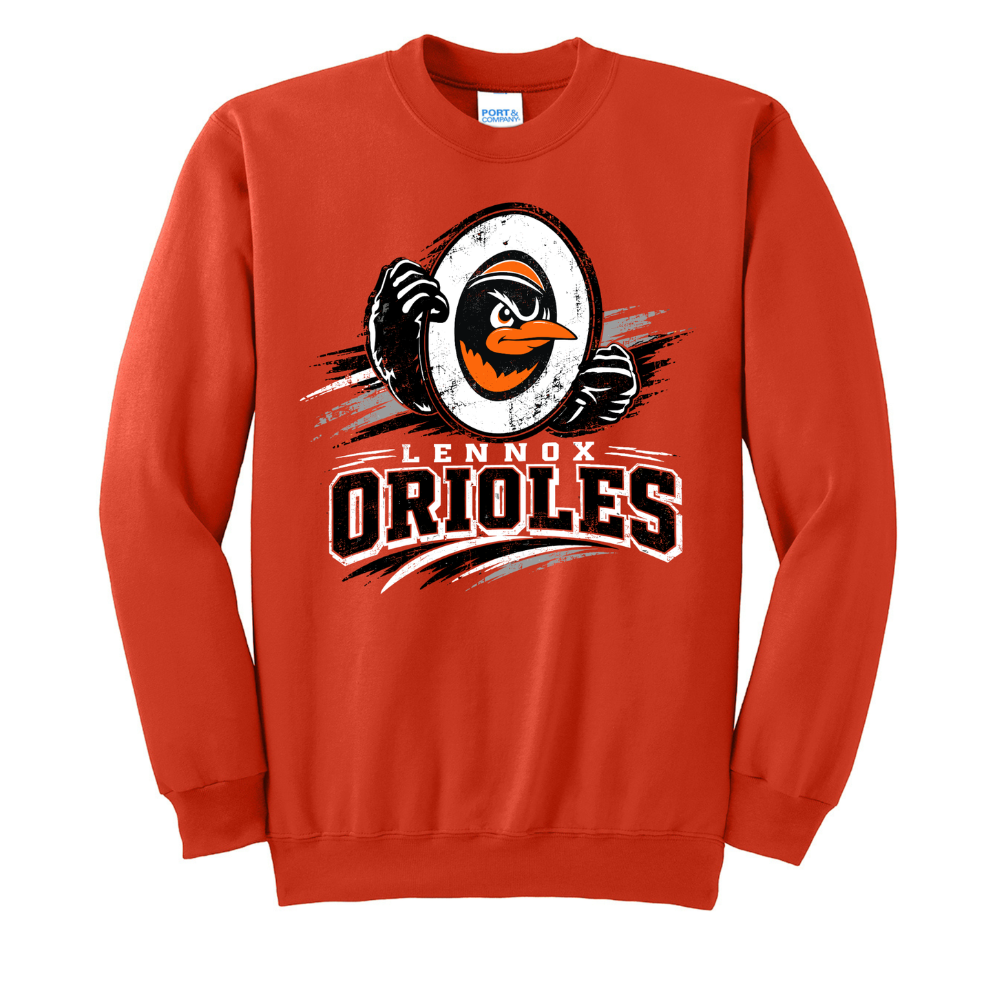 Lennox Booster Club Port & Co® Essential Fleece Crewneck Sweatshirt