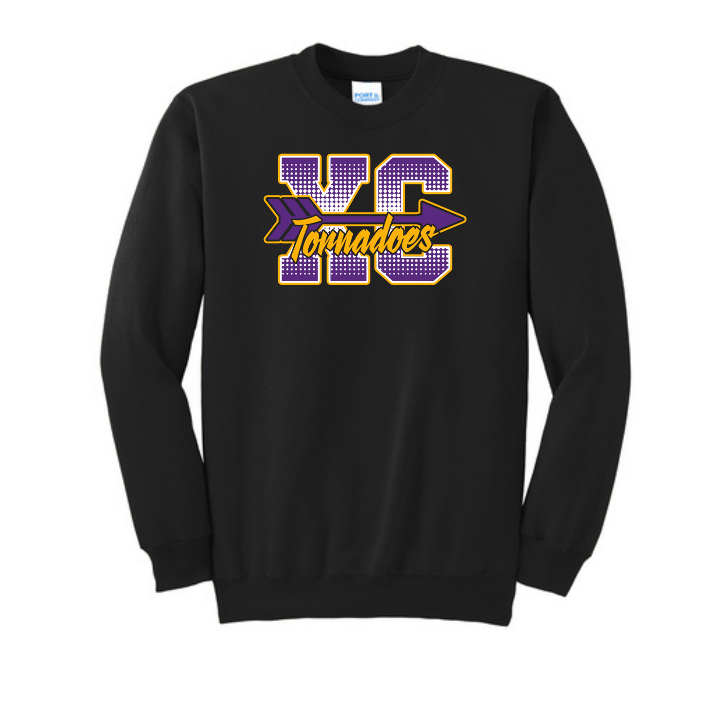 Centerville XC Port & Co™ Tall Essential Fleece Crewneck Sweatshirt