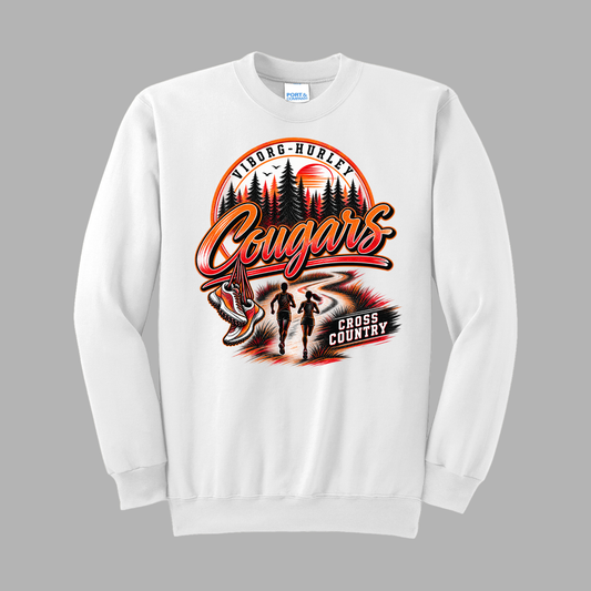 VH Cross Country Port & Co® Essential Fleece Crewneck Sweatshirt