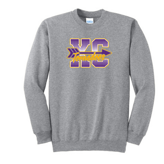 Centerville XC Port & Co™ Tall Essential Fleece Crewneck Sweatshirt
